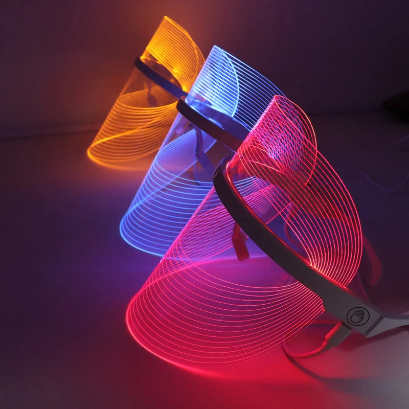 Hikari³ – Masque LED 3 Couleurs Anti-Âge & Éclat