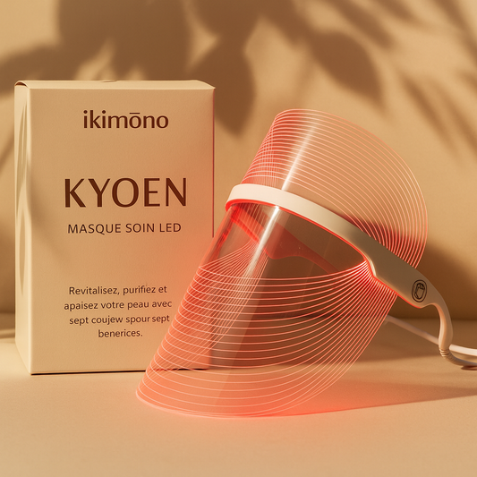 Hikari³ – Masque LED 3 Couleurs Anti-Âge & Éclat